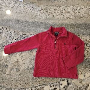 1/4 Zip Polo Ralph Lauren Long Sleeve Shirt 3T